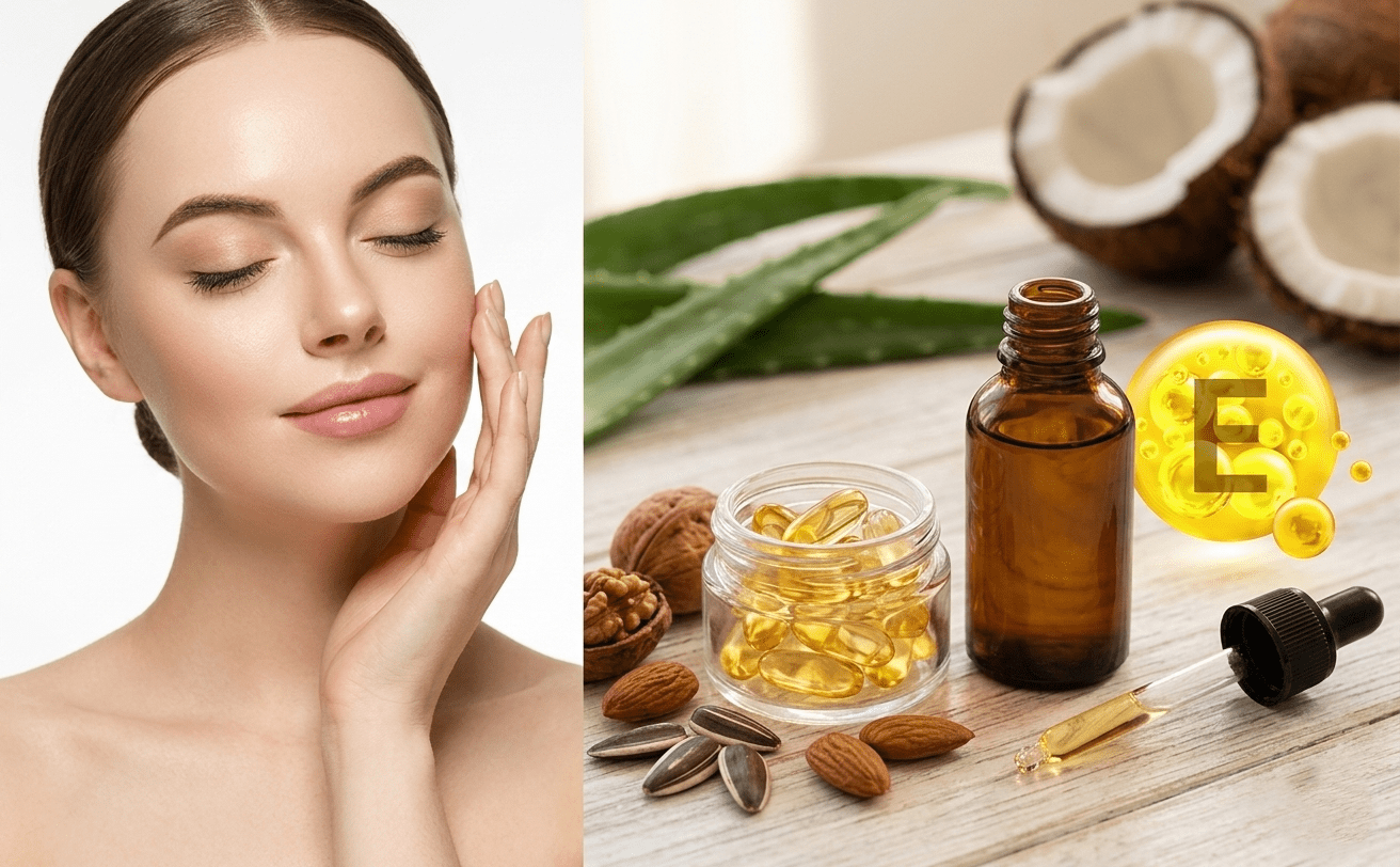 Vitamin E for Face: 10 Benefits and How to Use Capsules Overnight for Glowing Skin