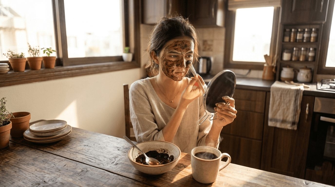 Coffee Face Mask: 7 DIY Recipes for Dark Circles, Brightening & Glowing Skin