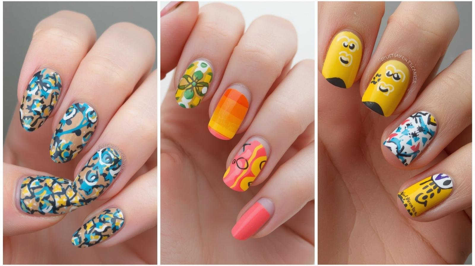 15 Trendy Summer Nail Art Ideas for Short & Medium Nails that,s love