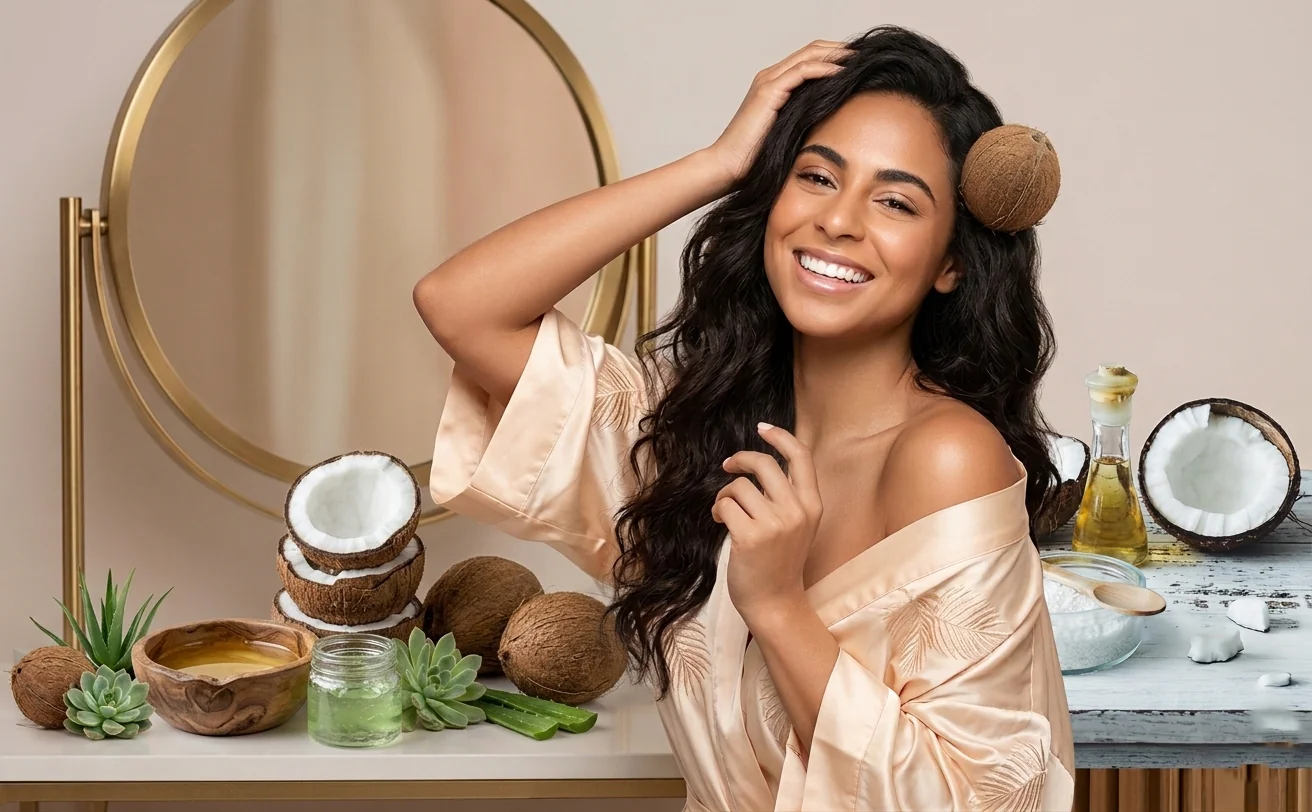 coconut oil for face