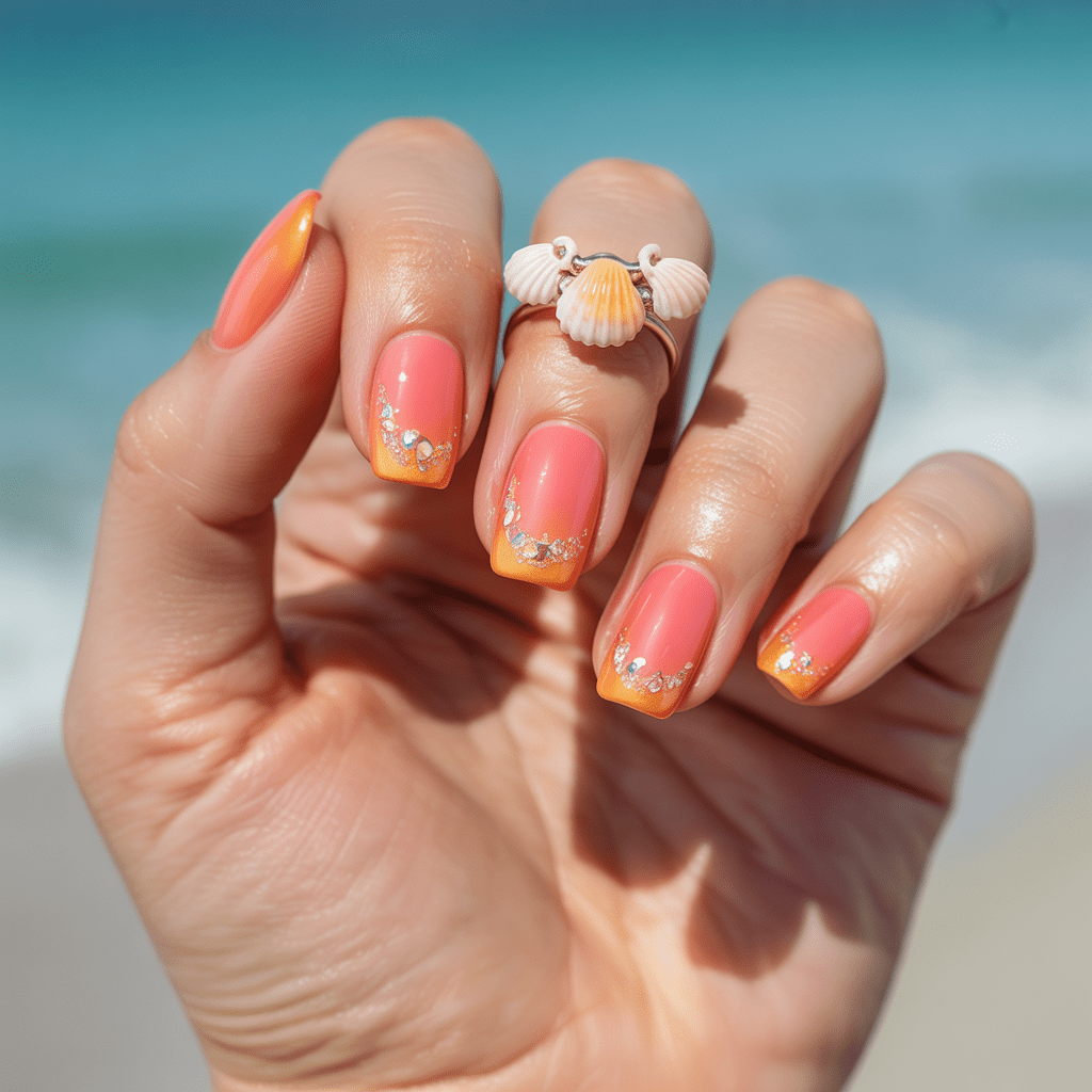 Tropical Summer Nails