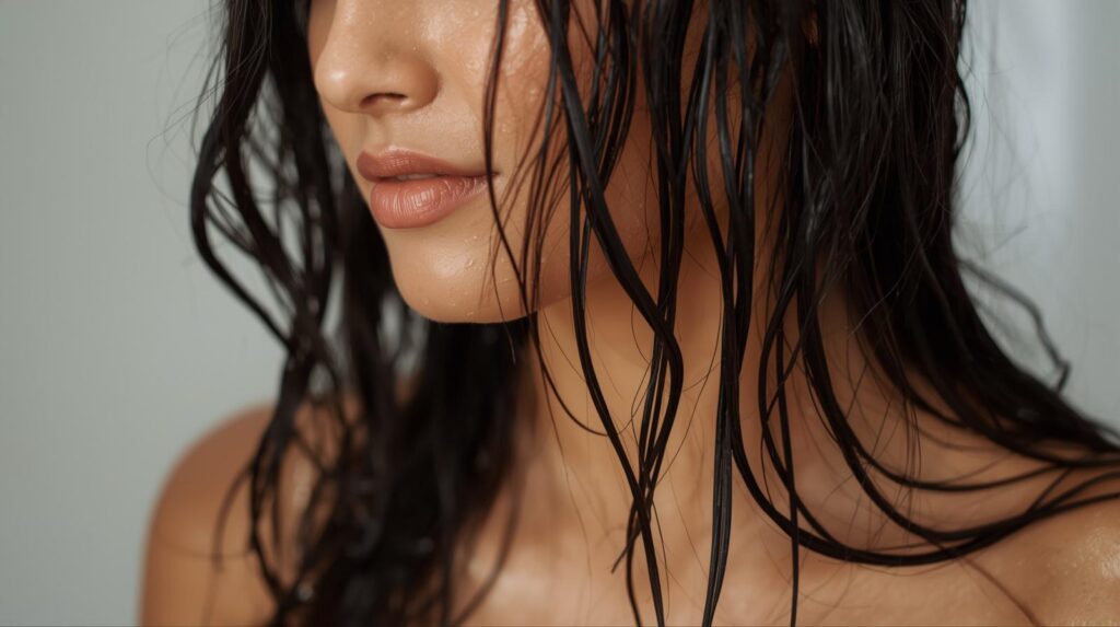 hair fall after shower